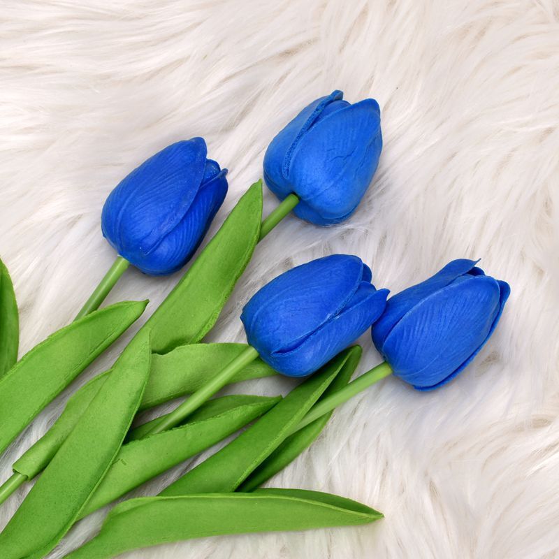 New Plastic Tulips Art Artificial Flowers For Home Decor Wedding Party Ceremony
