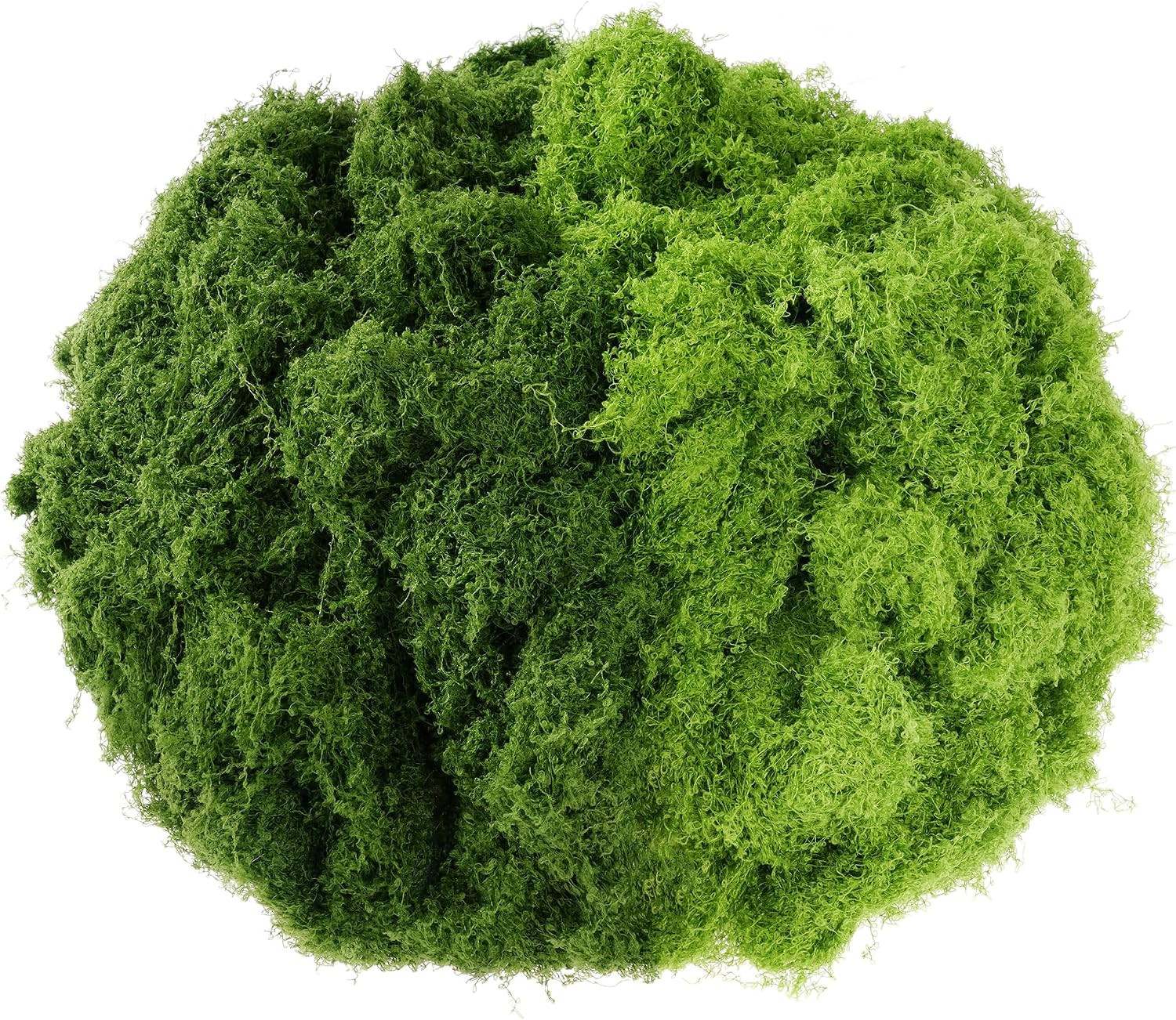 Fake Green Artificial Faux Moss 7 Oz for Fairy Garden Light Green | for DIY Craf