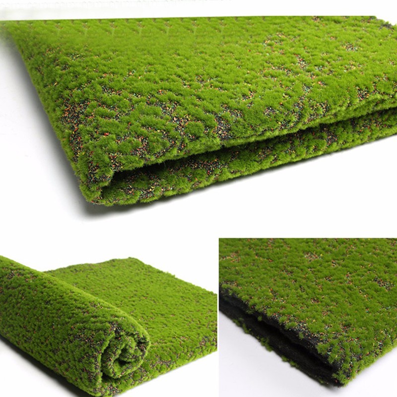 Artificial Turf DIY Grass Mat Miniature Landscape Decor Moss Lawn Background