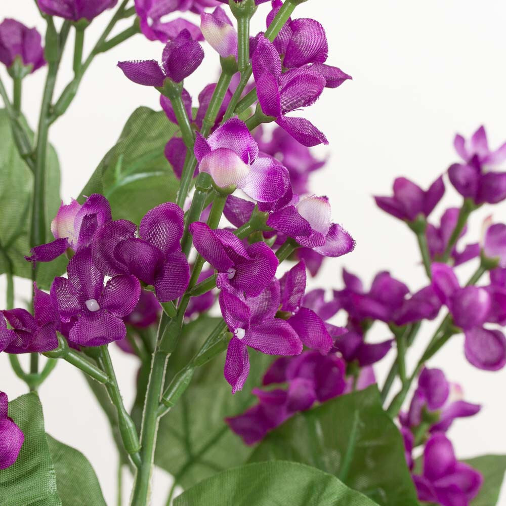 Set of 2 Purple Artificial Lilac Decorative 21″ Floral Bushes