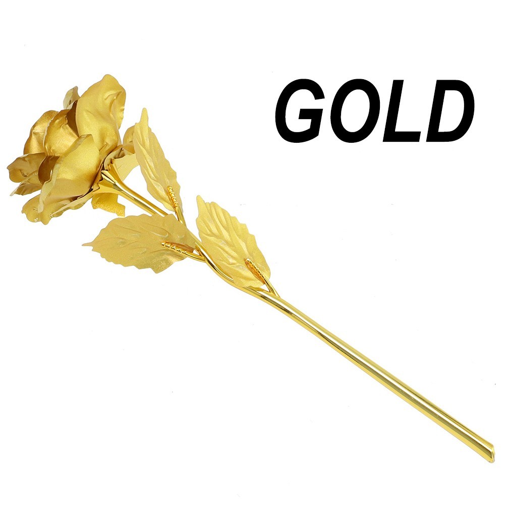 24K Gold Artificial Artificial Flower Foil Mother’s Day for multi Color