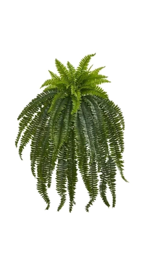 Nearly Natural 46-in Boston Fern Artificial Plant. New, Open Box