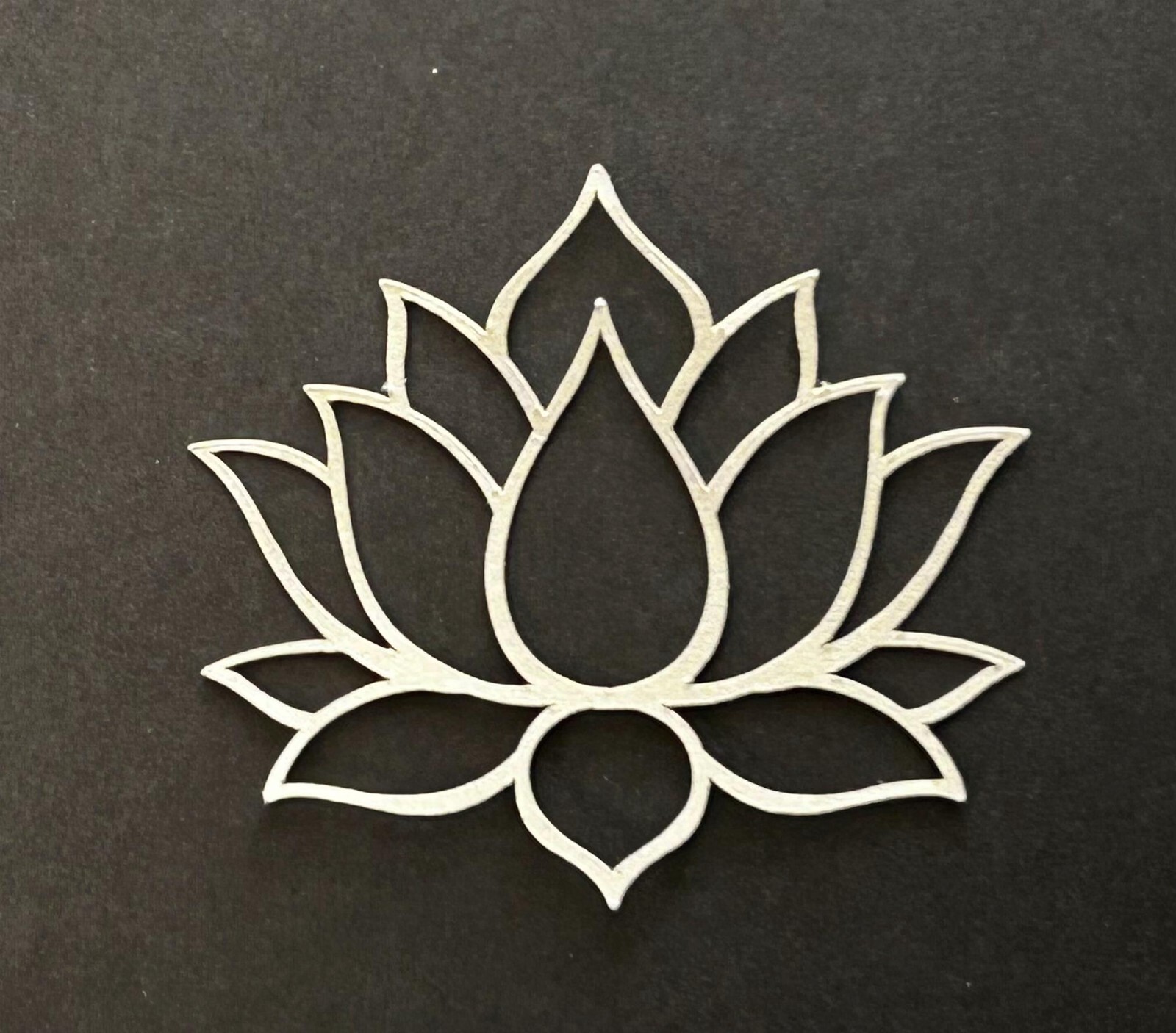 3″ Cutouts Lotus Flower, Die Cut, paper flowers, Yoga Inspired, Namaste, Chakra