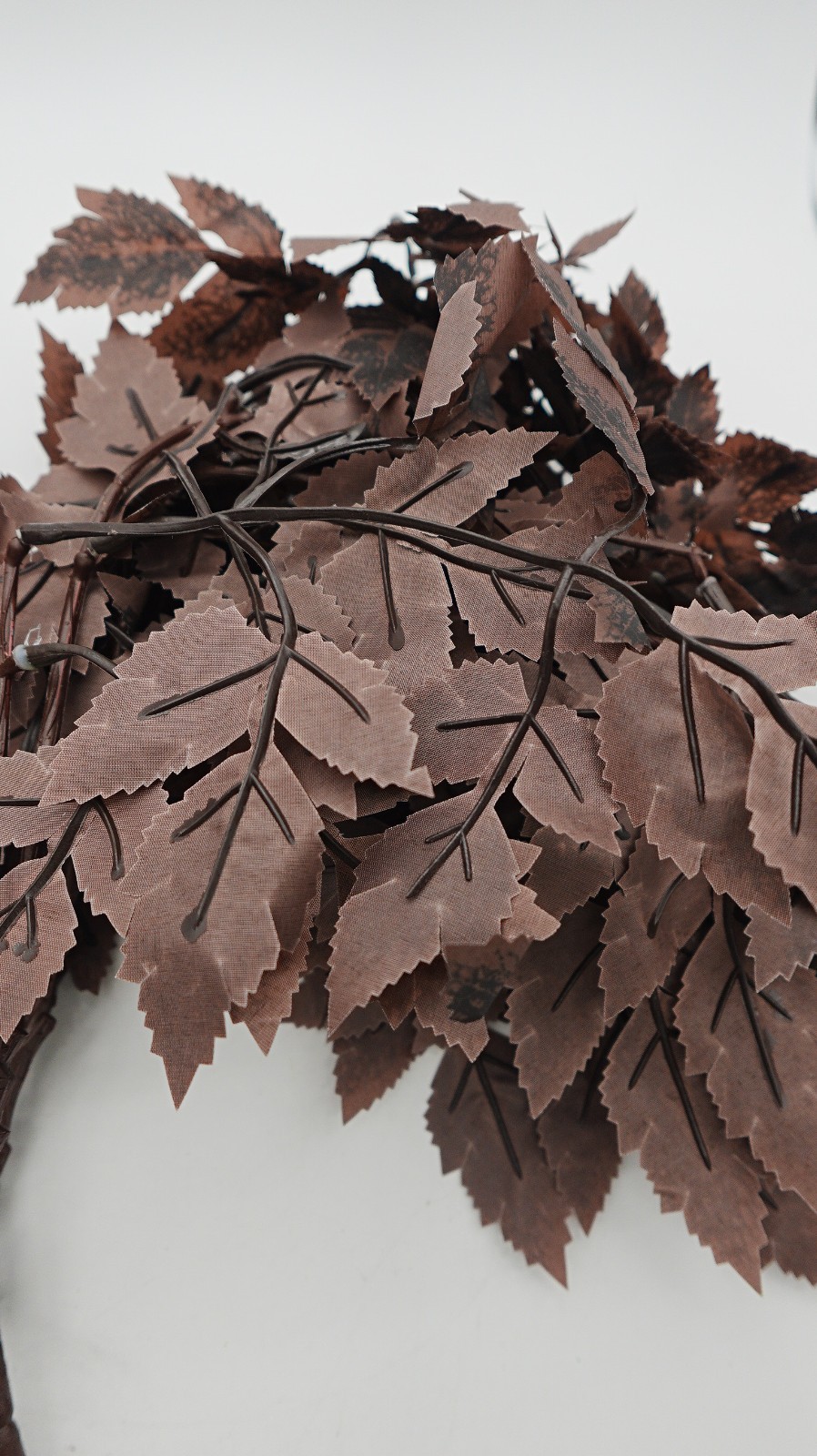 8pcs Cimicifuga Artificial Leaf Stems Faux Foliage Floral Arrangement Home Decor