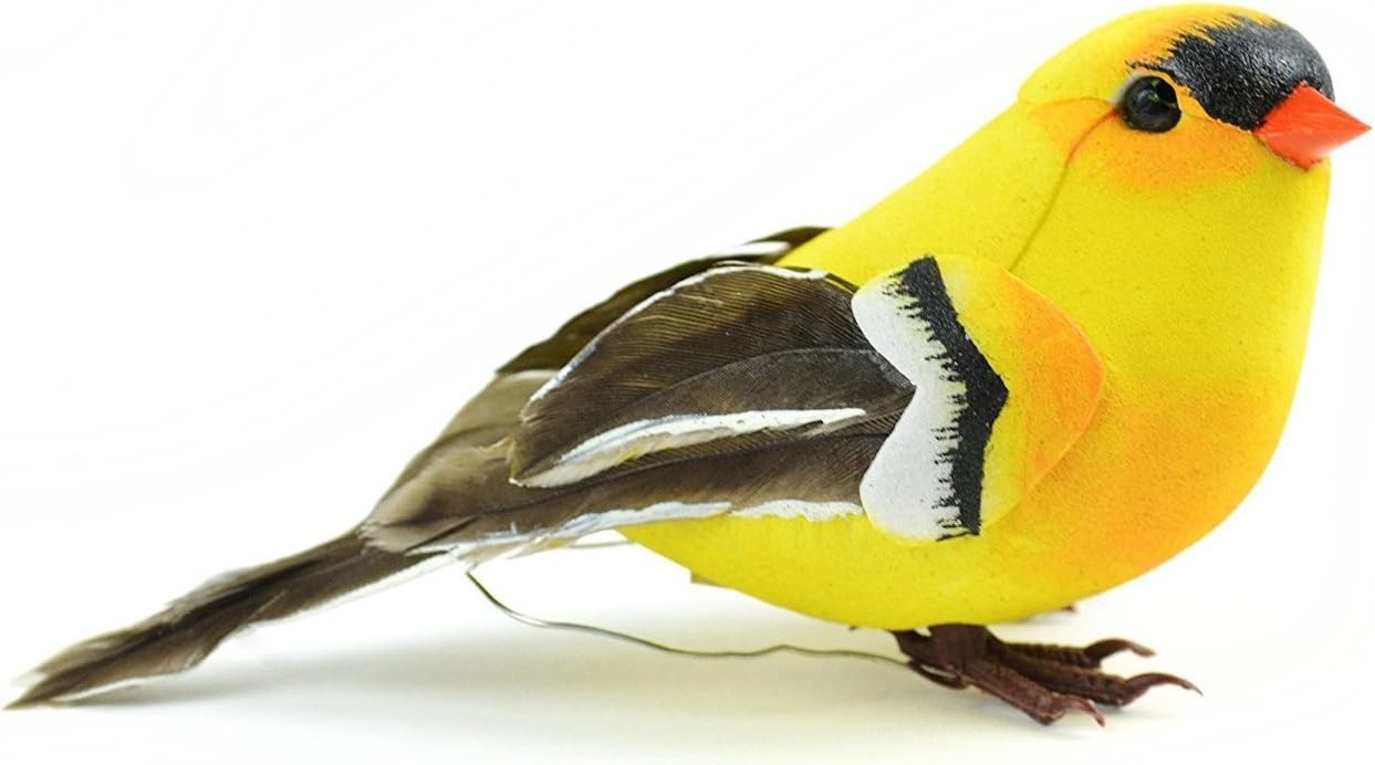 Set of 3 Decorative Birds for Floral Arrangements and Home Decor Projects