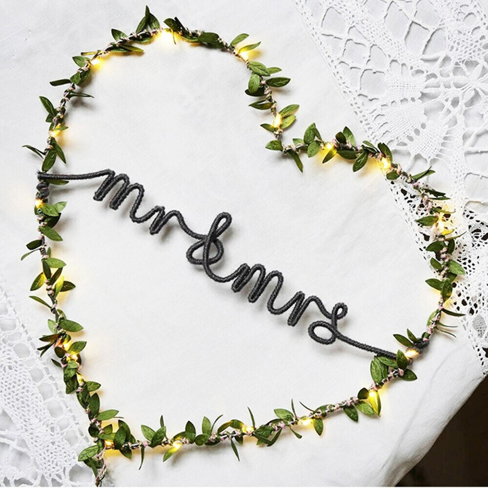 Best 5M Green Leaf Garland String lights for Christmas ,Weddings and Party Deco