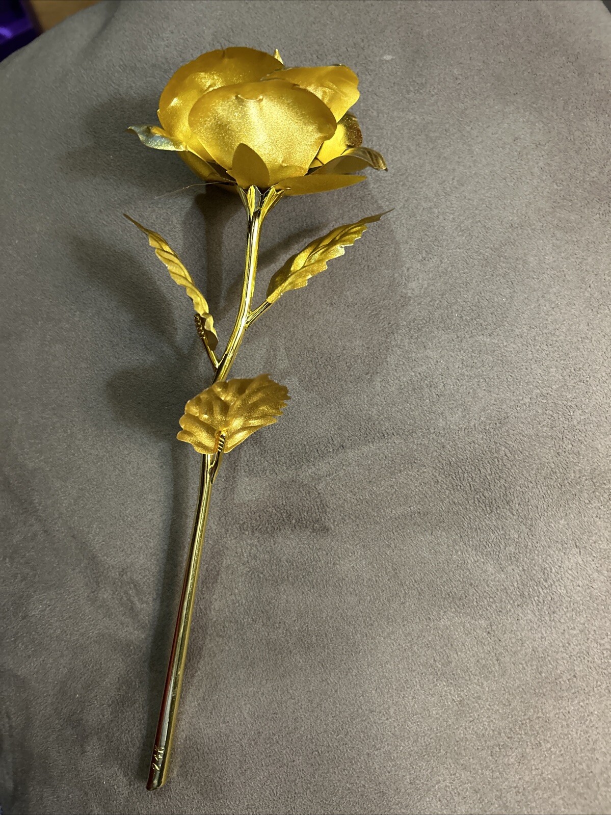 24K Gold Plated Rose Flower Long Stem For any occasion Gift Flower Box