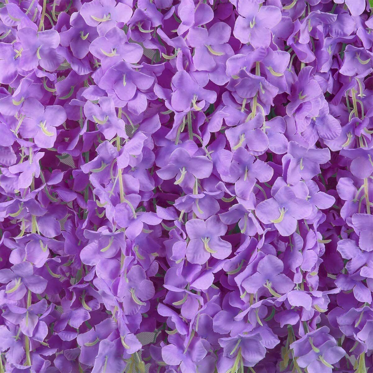 24× Purple 3.6 Feet Artificial Wisteria Hanging Garland Flower Wedding Decor USA