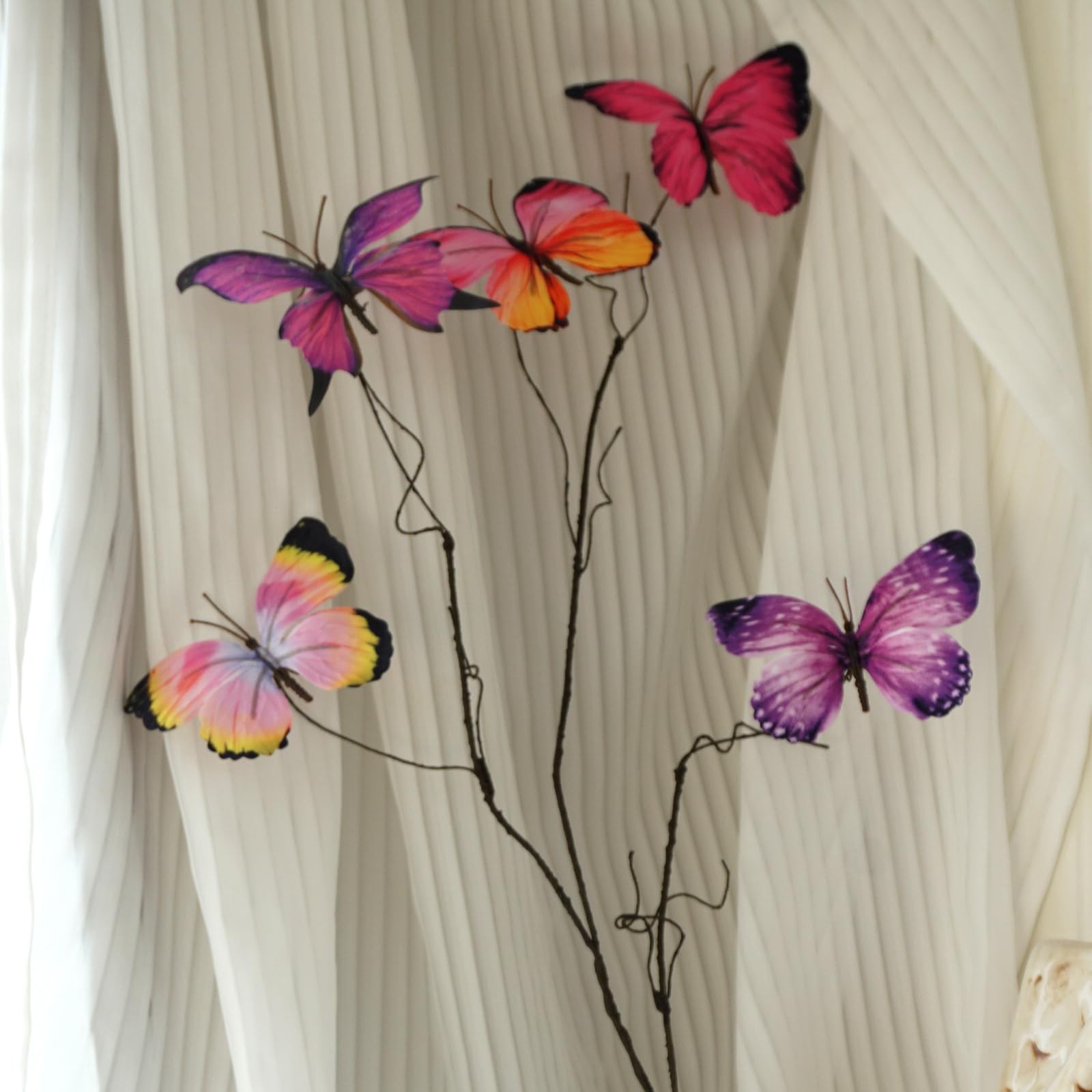 Artificial Butterfly, Silk Butterflys, Butterflies for Crafts for Floral Arra…