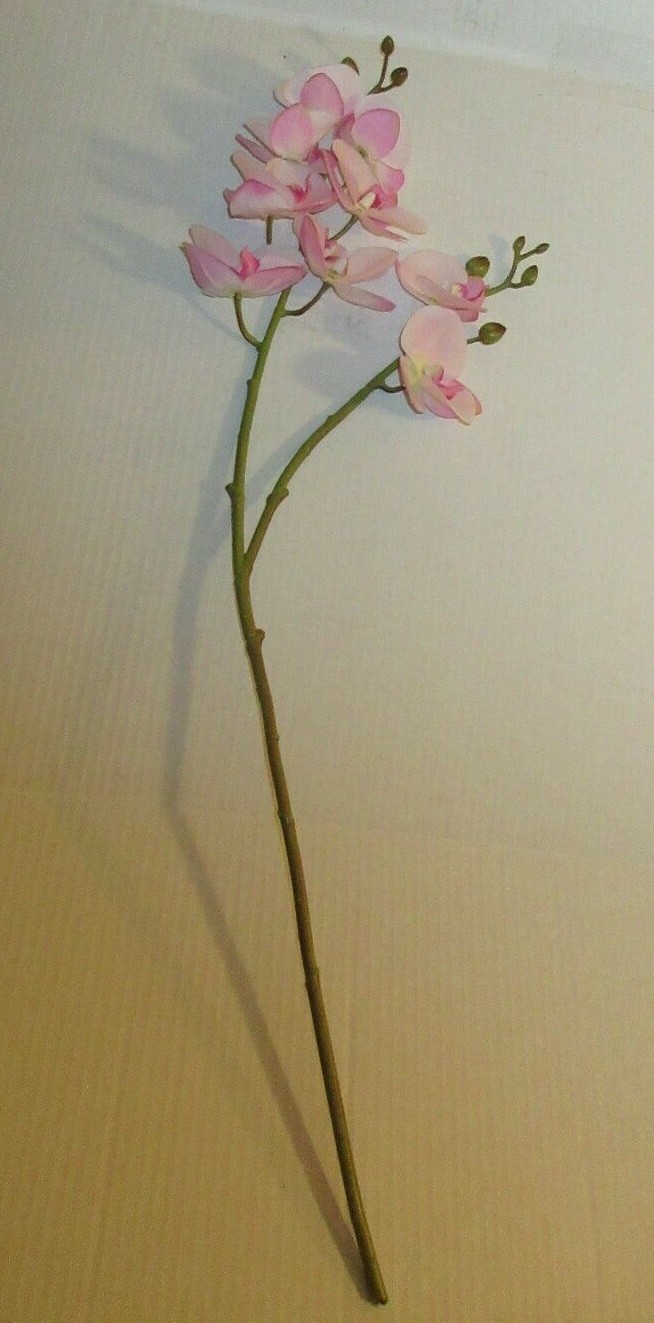 Artificial Butterfly Orchid Floral Flower Double Stem 9 Blooms Home Decor Weddin