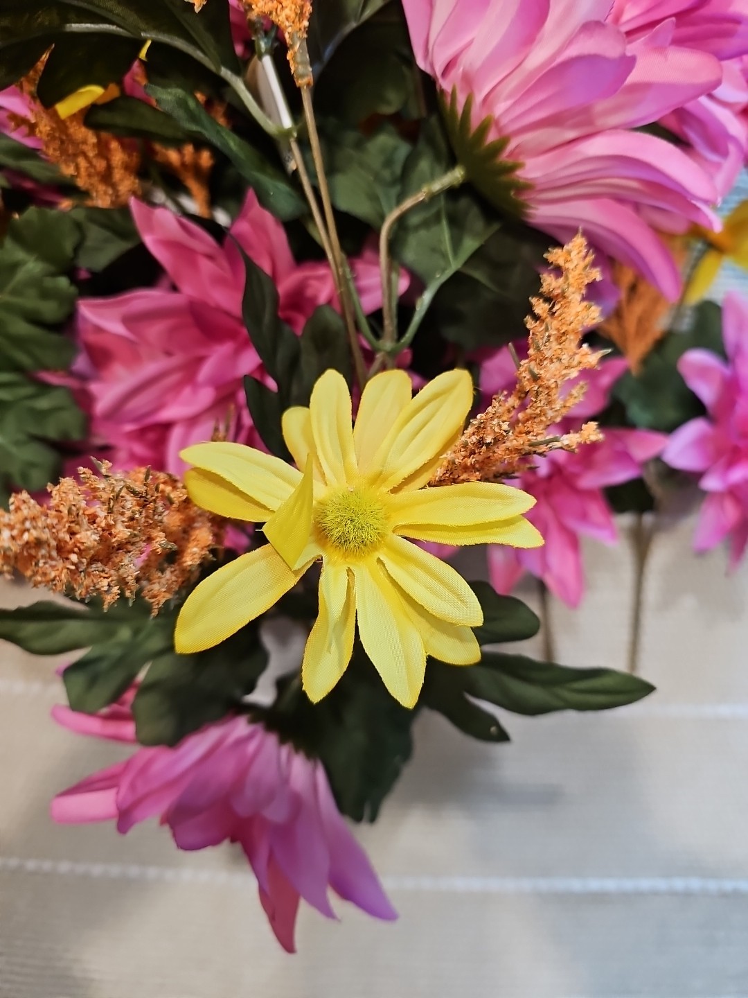 16 NEW 11″ SPRING SUMMER DAHLIA DAISY Floral Pick Decor Flower FREE SHIP pink