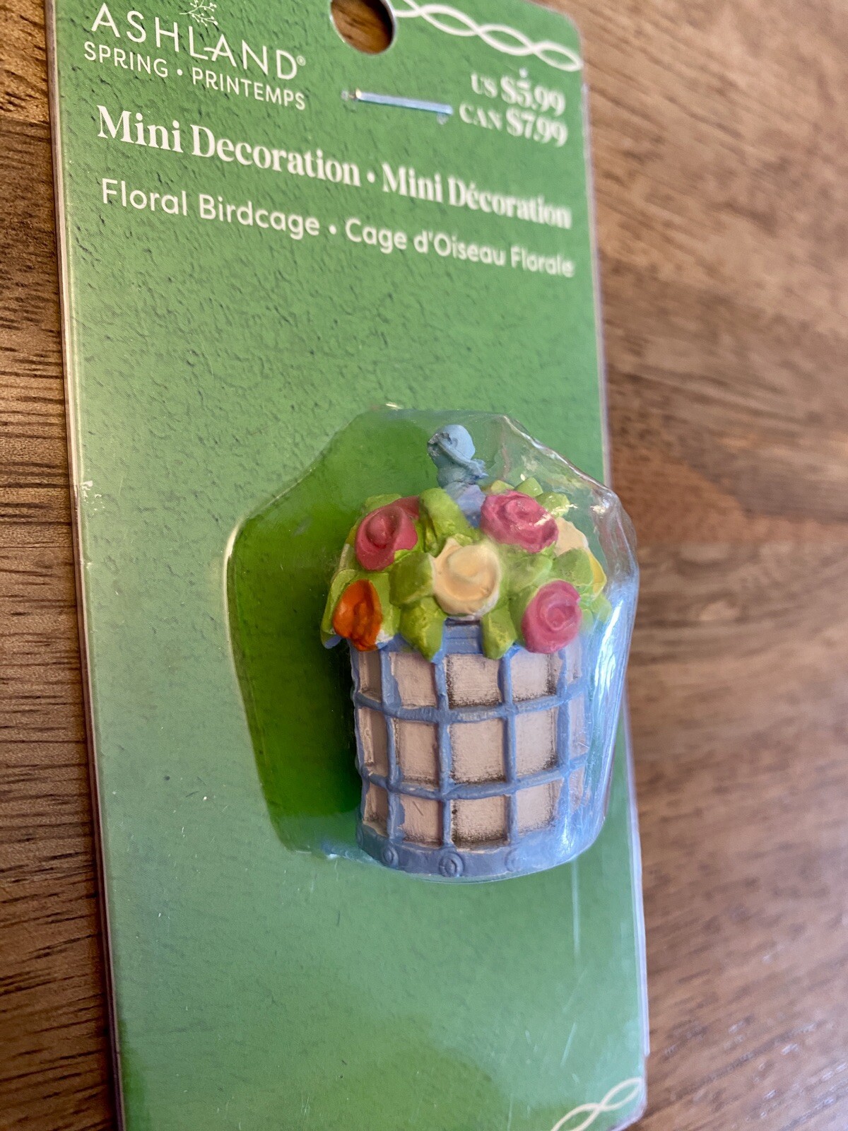 MINI DECORATION Floral Decoration 1.5 x 1.2” Ashland Home Decor Table Dollhouse