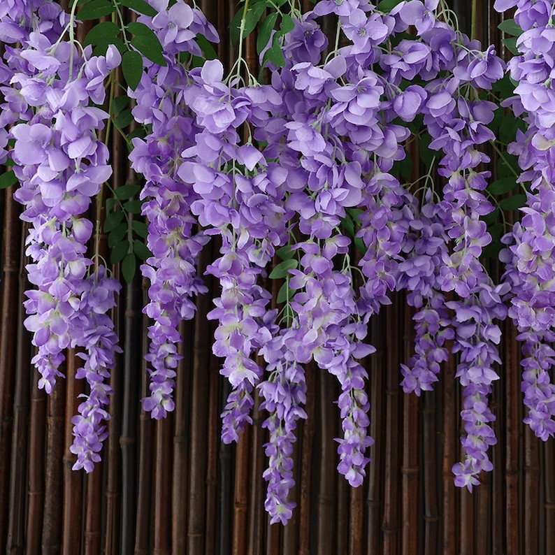 Artifical giant wisteria flower Abreu Vine Garland Hang Flower Floral Decoration