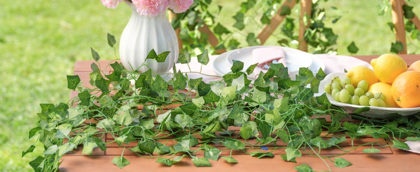 120Pack 840Ft Artificial Ivy Fake Vines,Ivy Garland Greenery Garland Fake