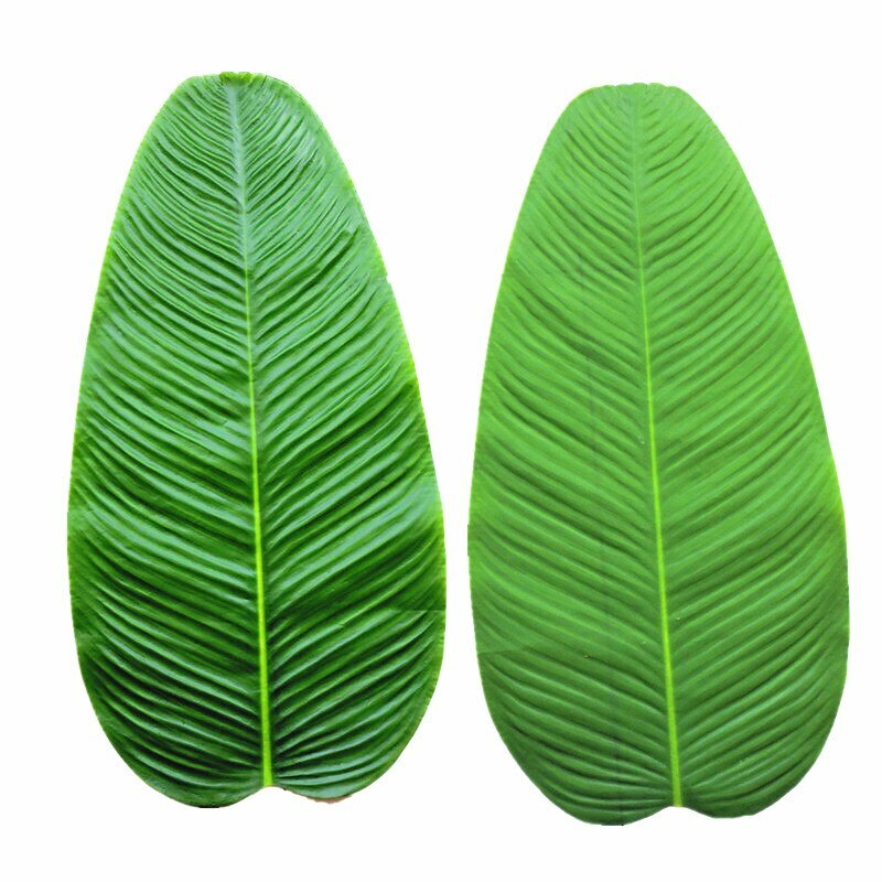 22.5 ” Large 12PCS Party PVC Banana Leaf Artificial Plant Wedding Home Decor