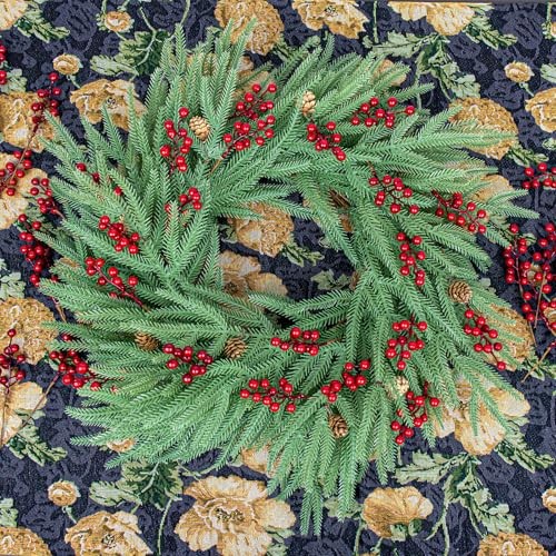50 Pack Christmas Tree Decorations 6.5 Inch Artificial Berry Stems Red Berry