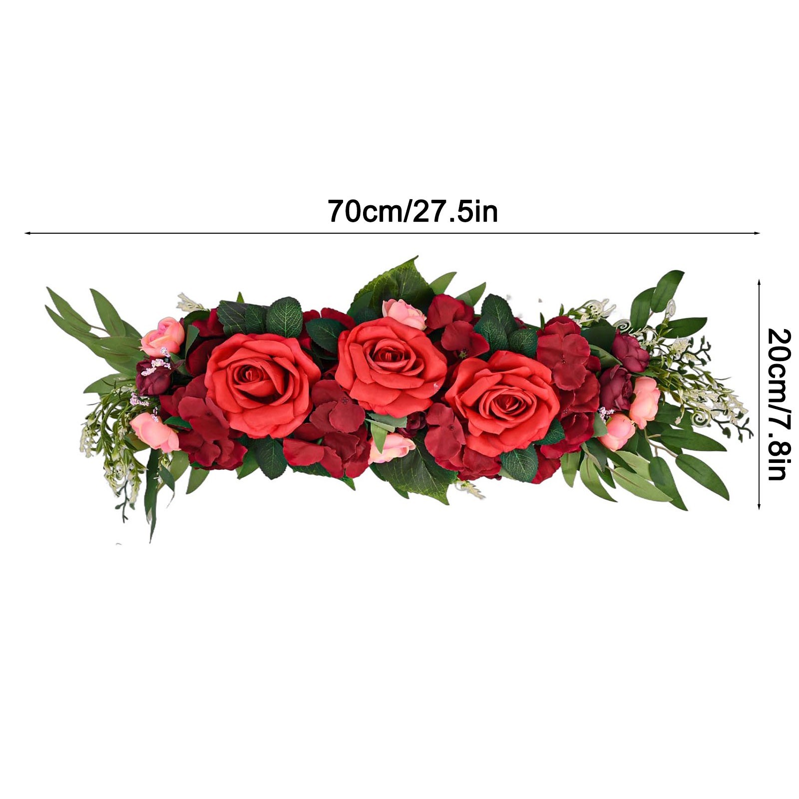 Flower Swag for Indoor and Outdoor Use Perfect for Fireplaces and Front Doors