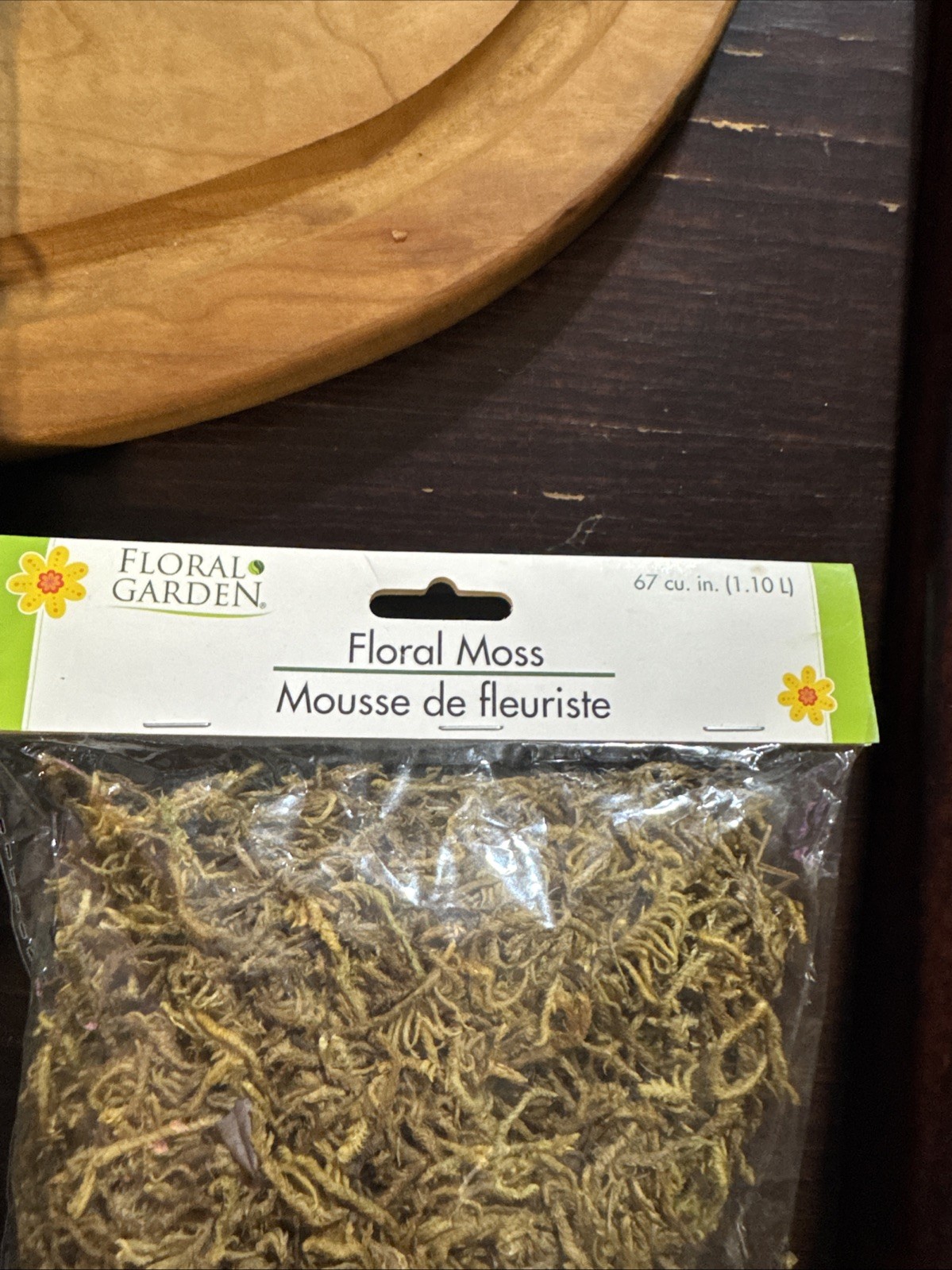 FLORAL MOSS for Artificial Arrangements By Floral Garden 67 Cu. In.