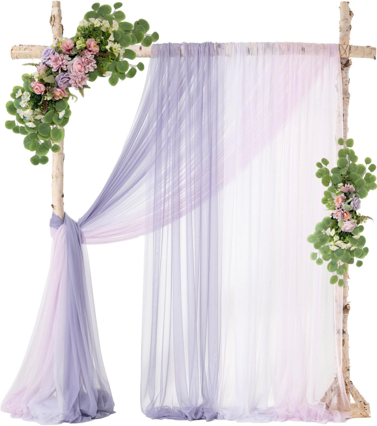 Wedding Arch Flowers Artificial Rose Dalia Floral Greenery Set of 2 PCS