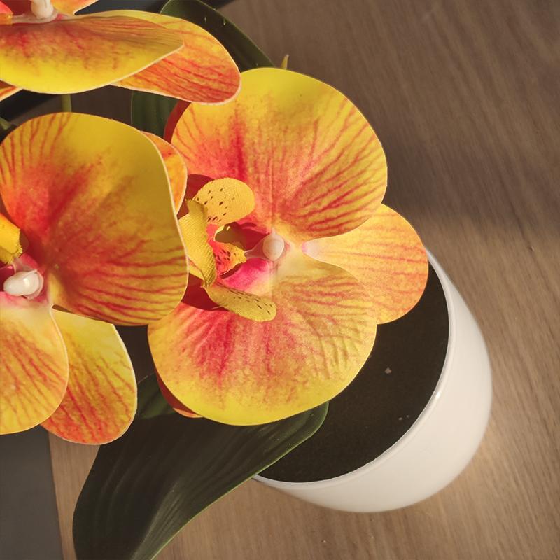 Artificial Butterfly Orchid – Potted Decor for Home, Office, or Wedding