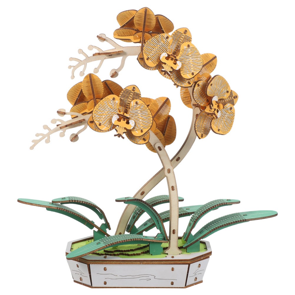 Flower Puzzle Education Toy Artificial Bouquet 3d for Plant Lovers