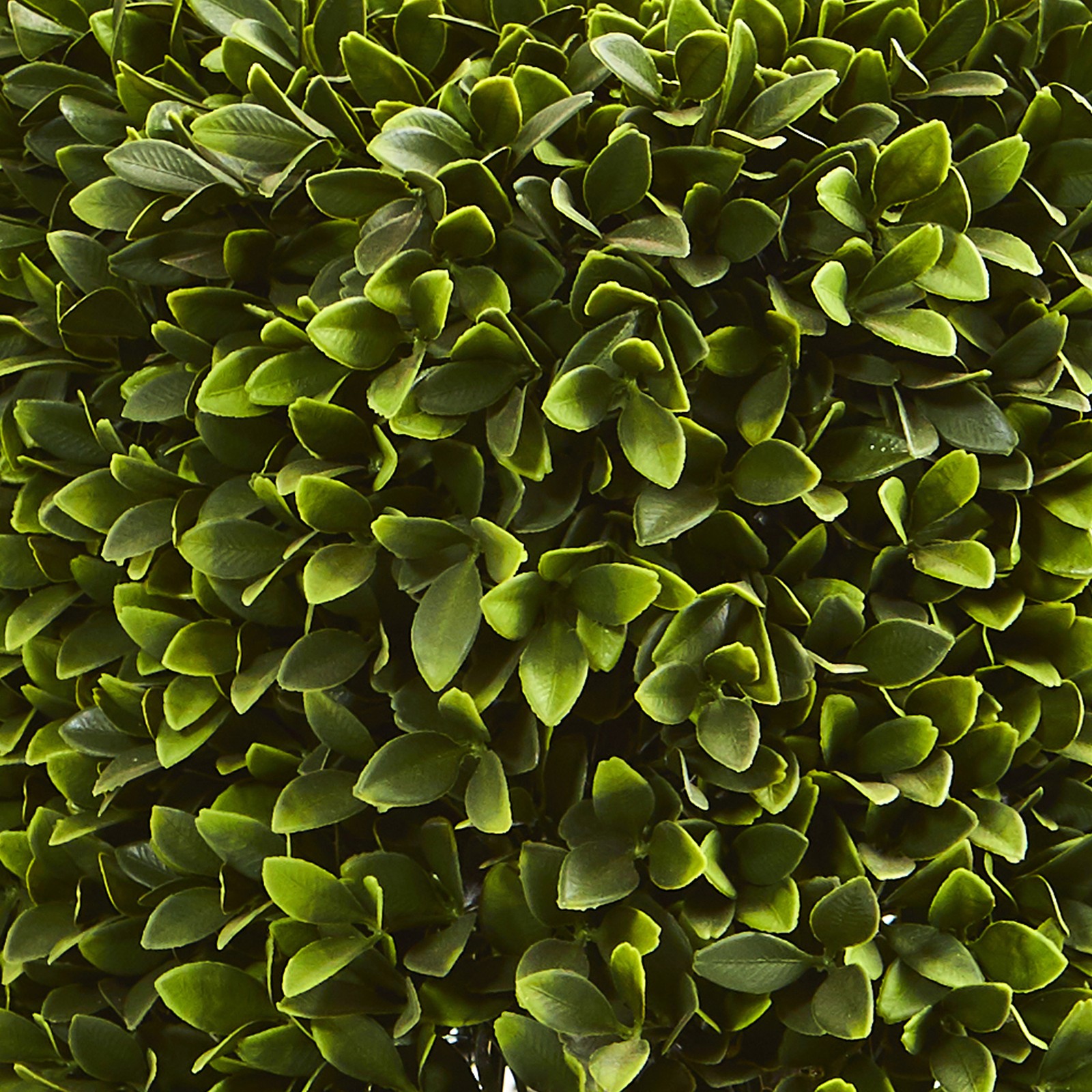 Nearly Natural 27″ Boxwood Artificial Plant in Black Planter (Indoor/Outdoor)