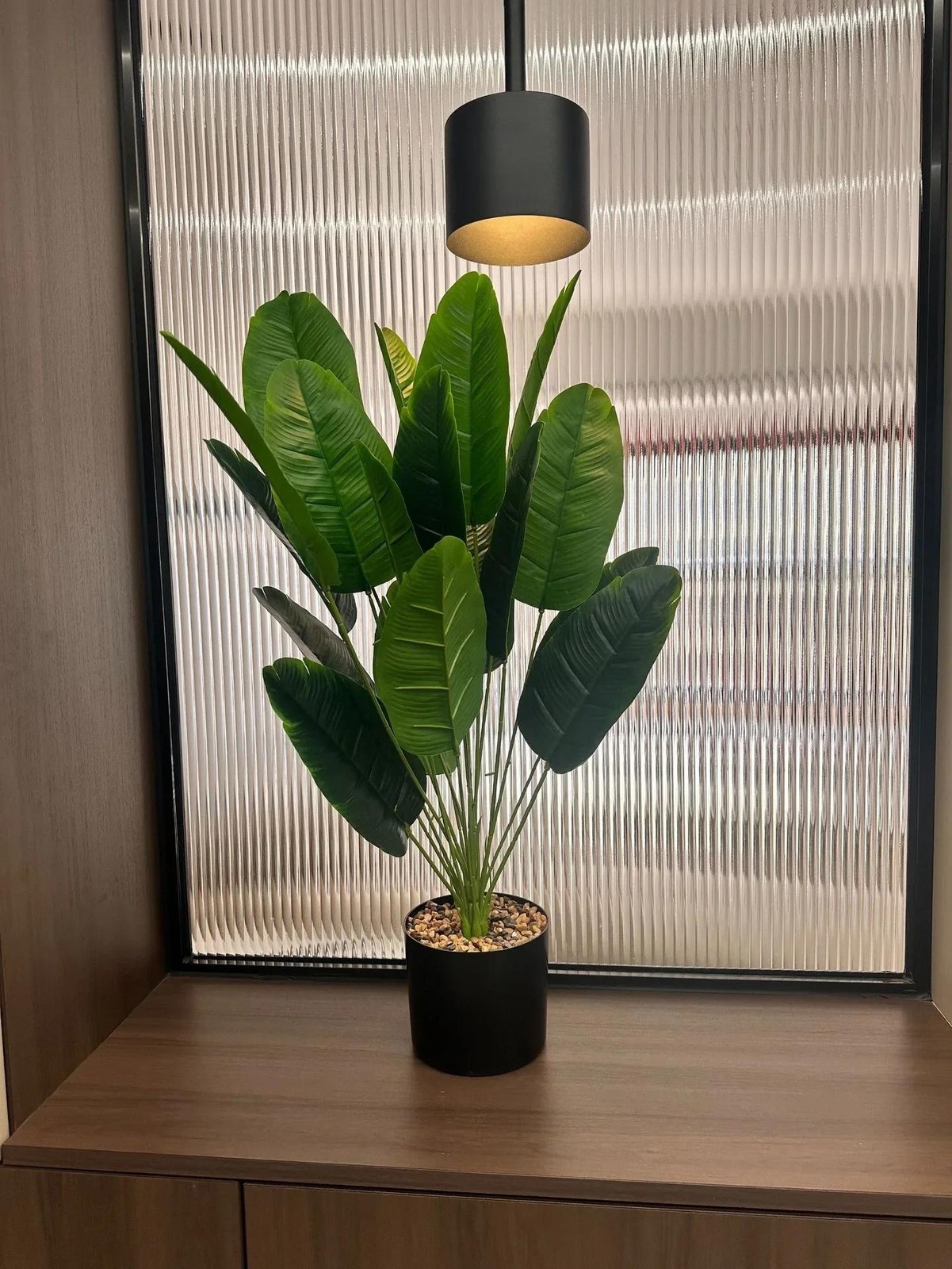 Large Artificial Palm Tree 18 Leaves Fake Banana Plant Home Garden Decor