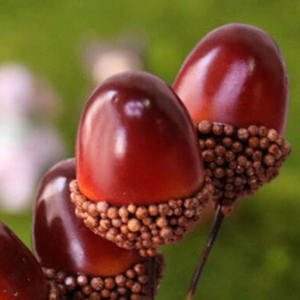 50Pcs Reusable Artificial Decor Acorns Multi Color for Christmas Baby Shower