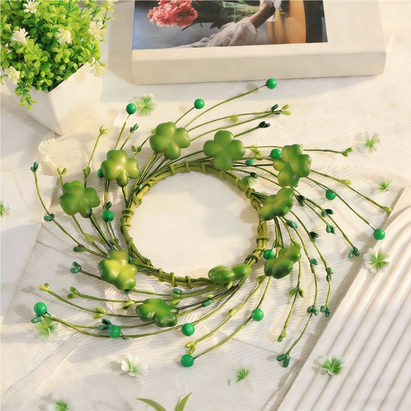 Green Faux Flower Florals Branch Perfect For Seasonal Themed Decorating