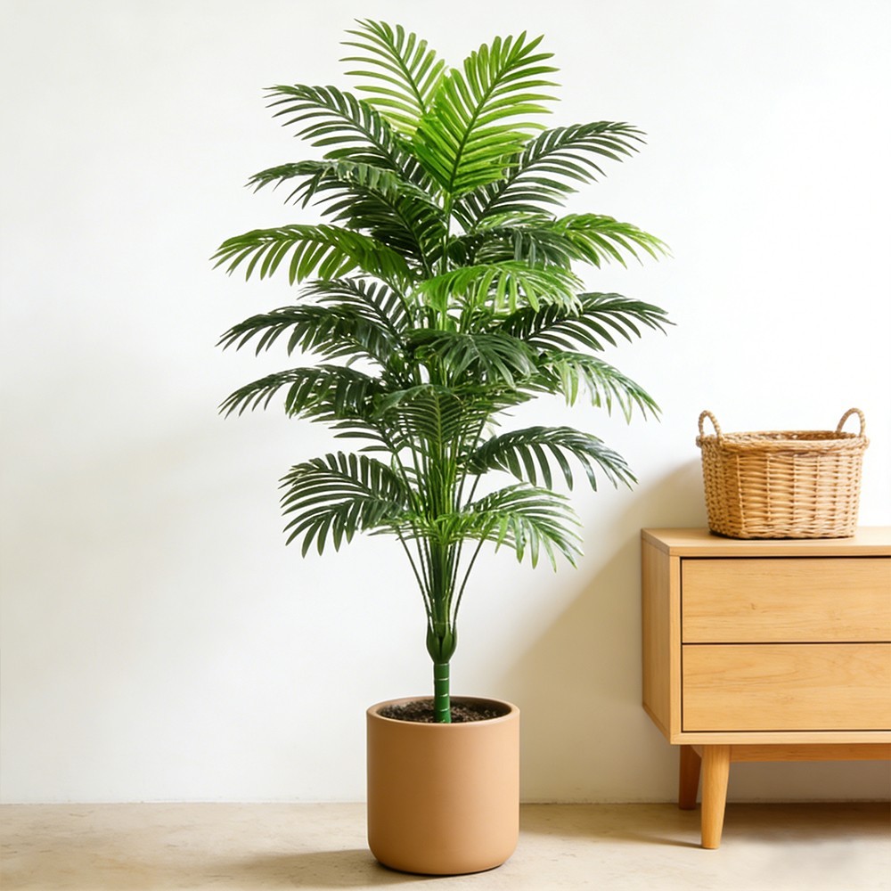 Large Artificial Palm Tree 90-120cm Fake Tropical Plant Indoor Home Office Decor