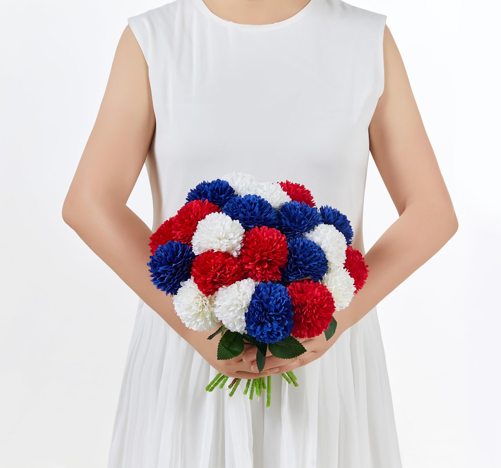12 PCS Black Artificial Chrysanthemums Ball Flower Fake Mums Silk Floral Decor