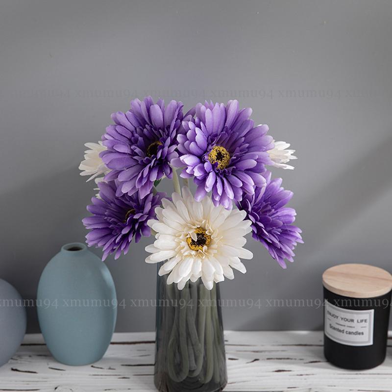 Silk Artificial Fake Gerbera Flower Sunflower Heads Garden Wedding Party Decor