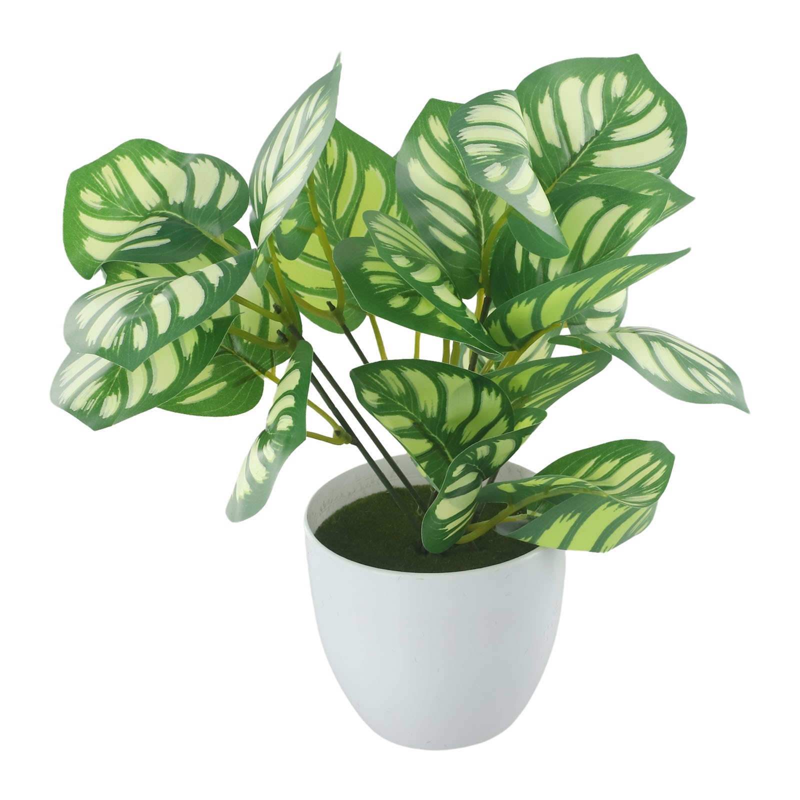 Artificial Flower Foliage Plant With Pot Bonsai Potted Office Home Garden Decor
