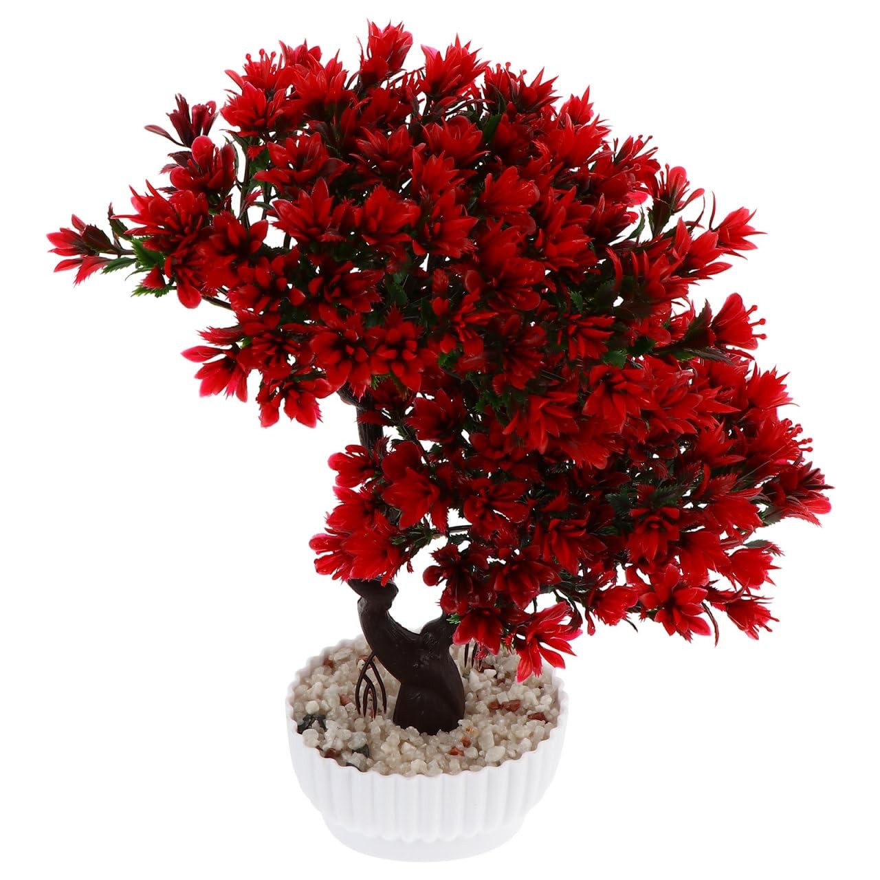 Faux Bonsai Tree Artificial Welcoming Pine Pot Plant 10.6 Inch Decorative Fak…