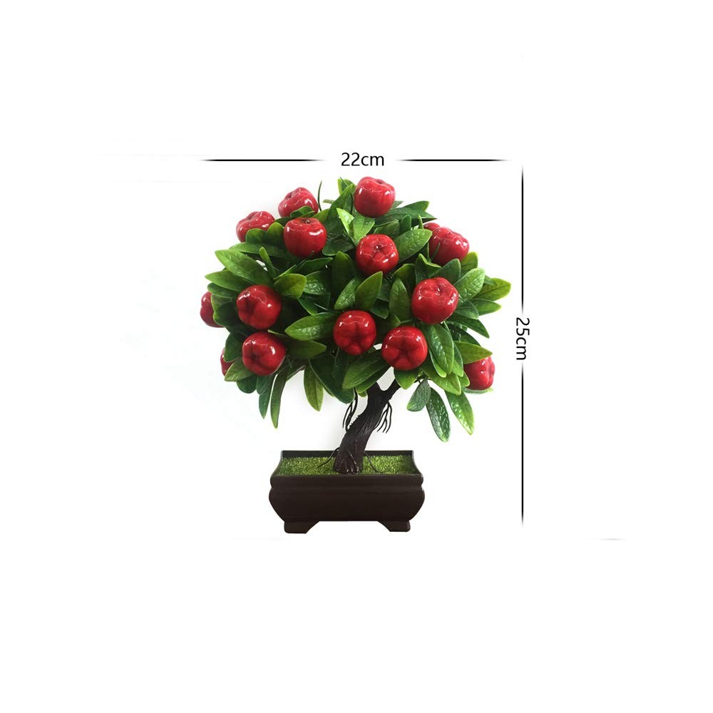 10″ Artificial Plants Apple Table Centerpieces Decoration