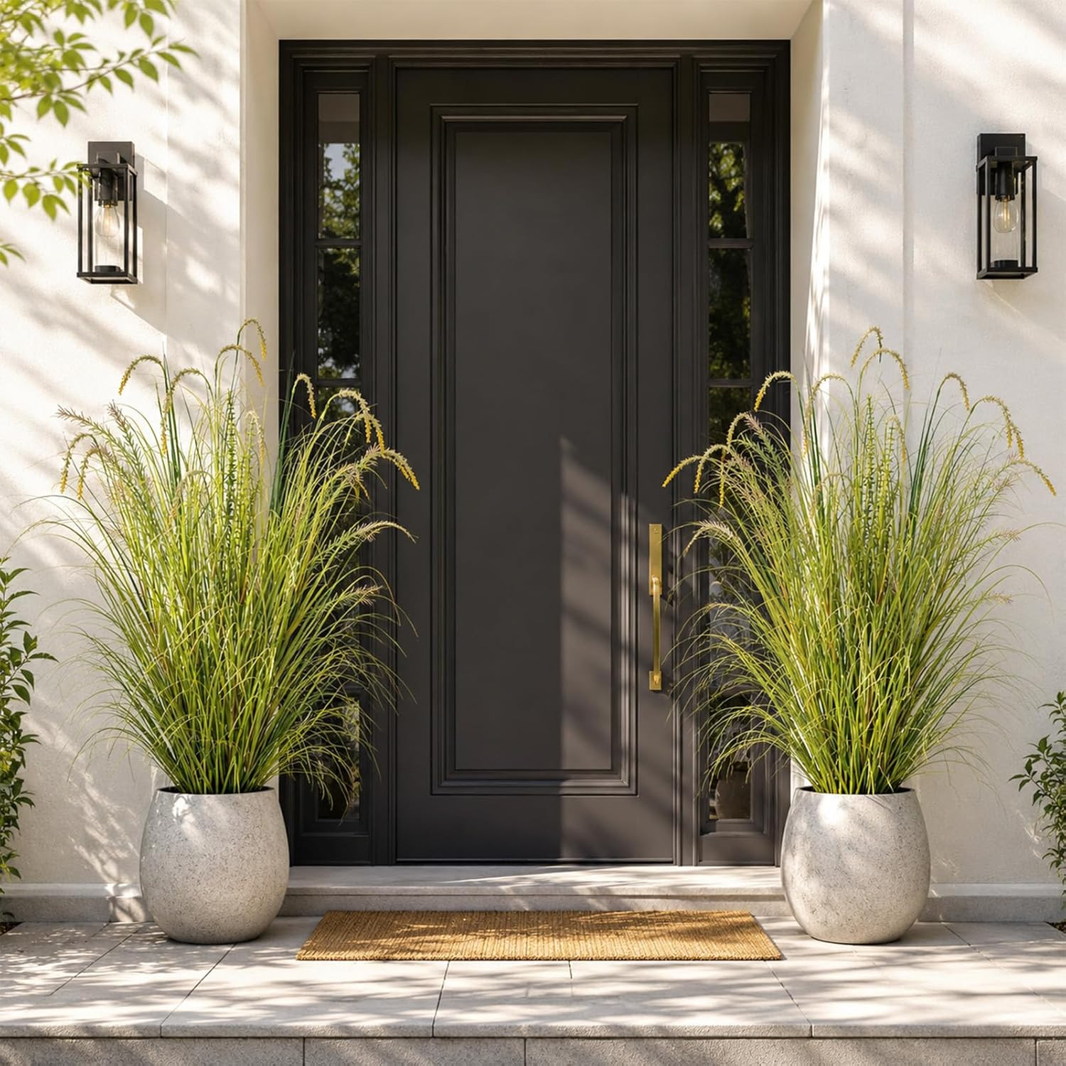 4FT Artificial Reed Grass – Indoor/Outdoor Faux Plant for Home & Office Decor
