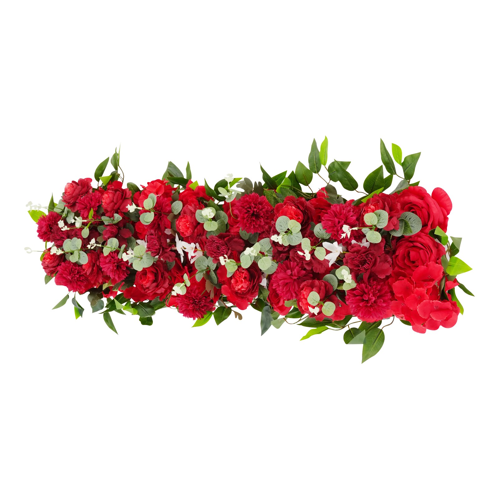 Artificial Flower Artificial Polyester Fibre Flowers Row 100*30cm for Home Decor