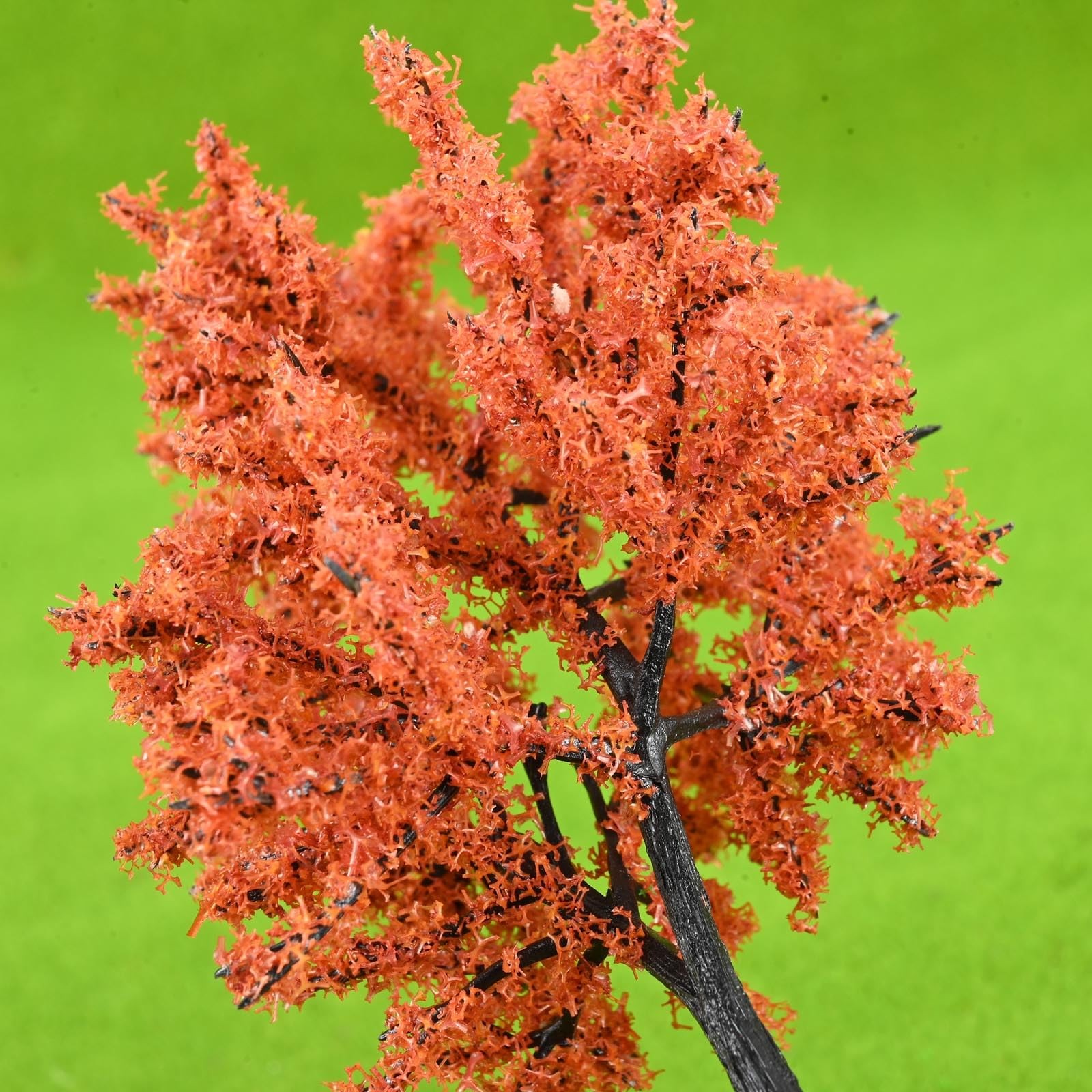16 Pcs Miniature Model Trees with Base Fake Artificial Trees Scenery Railroad…