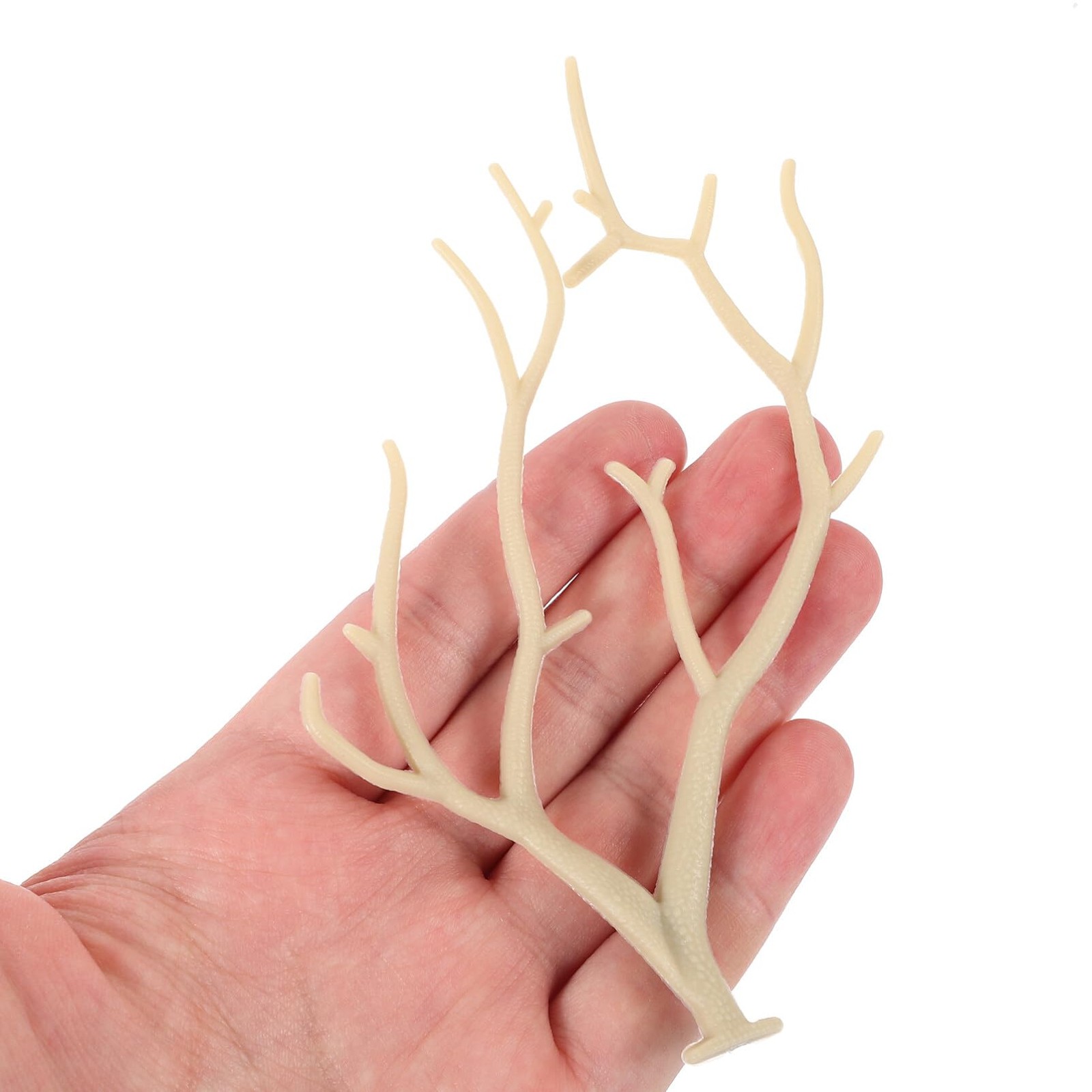 Artificial Antler Branches 10 PCS Plastic Twigs Christmas Snowman DIY Crafts