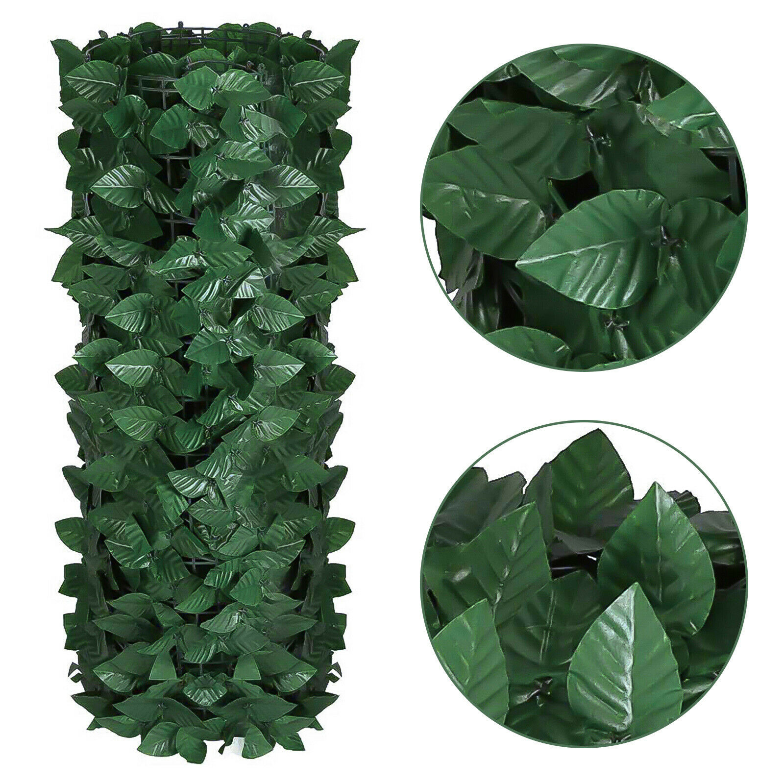 118″x39″ Artificial Privacy Fence Wall Screen Faux Ivy Leaf Outdoor Garden Decor