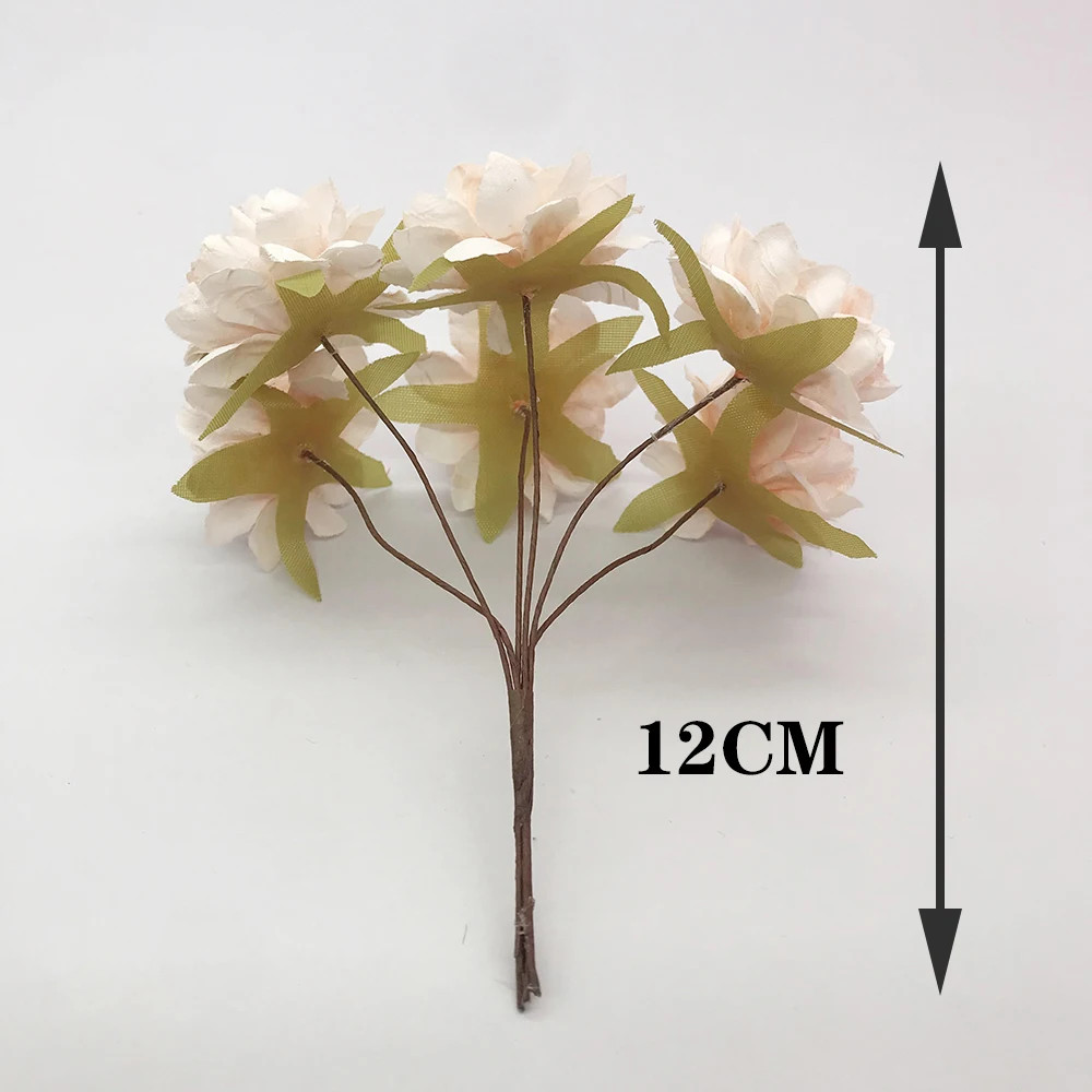 Artificial Flower Silk Peony Home Christmas Handmade Decorative Flower Wall Garl