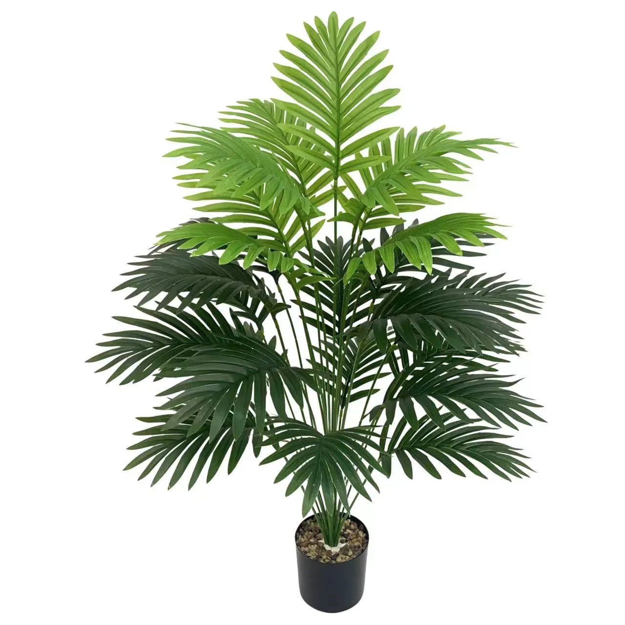 88cm 24 Leaves Large Artificial Palm Tree Tropical Fake Plant For Indoor Outdoor