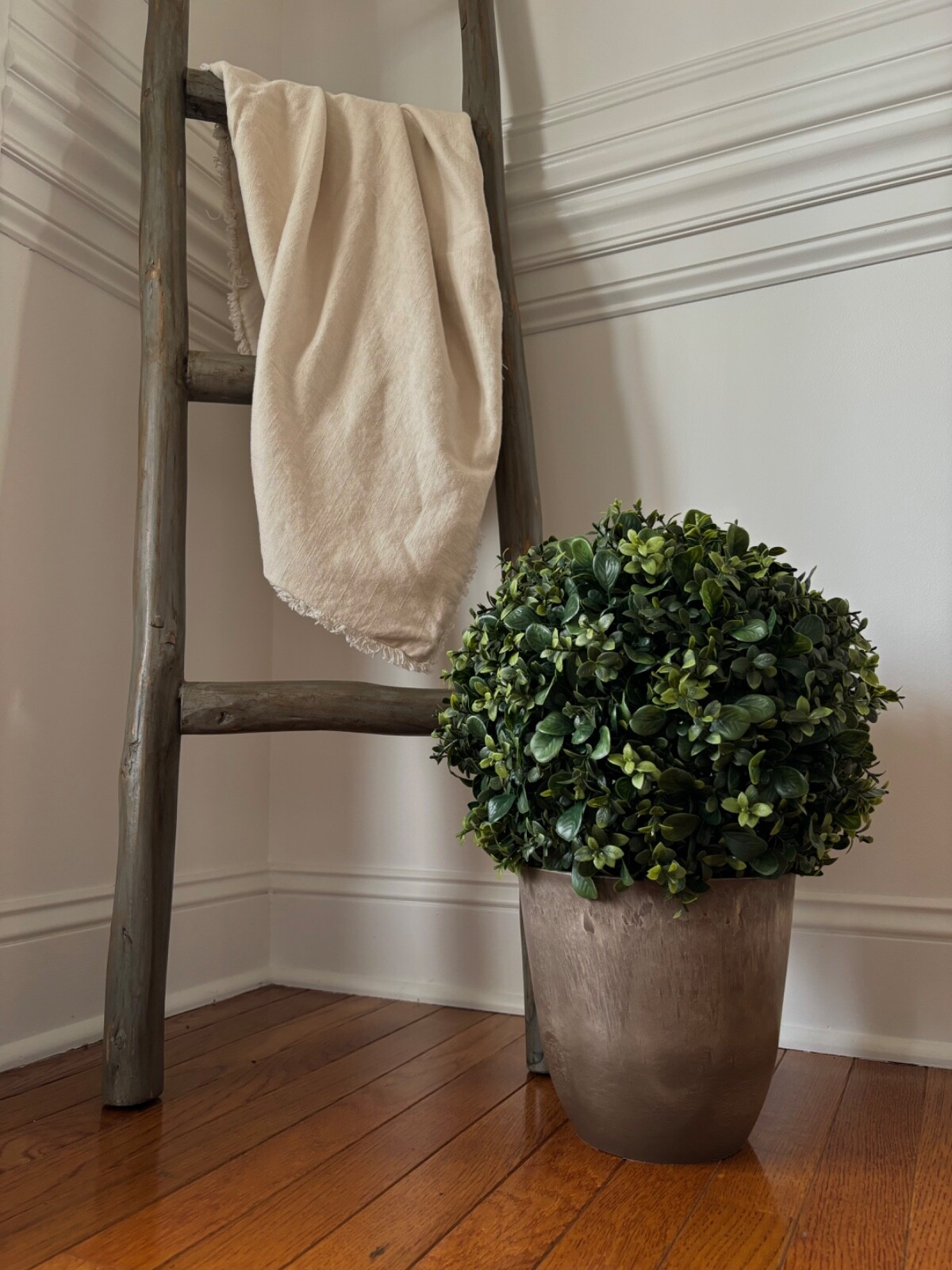 Wildwood & Cypress Artificial Boxwood Topiary Ball, The Ann, 17 in, UV Rated