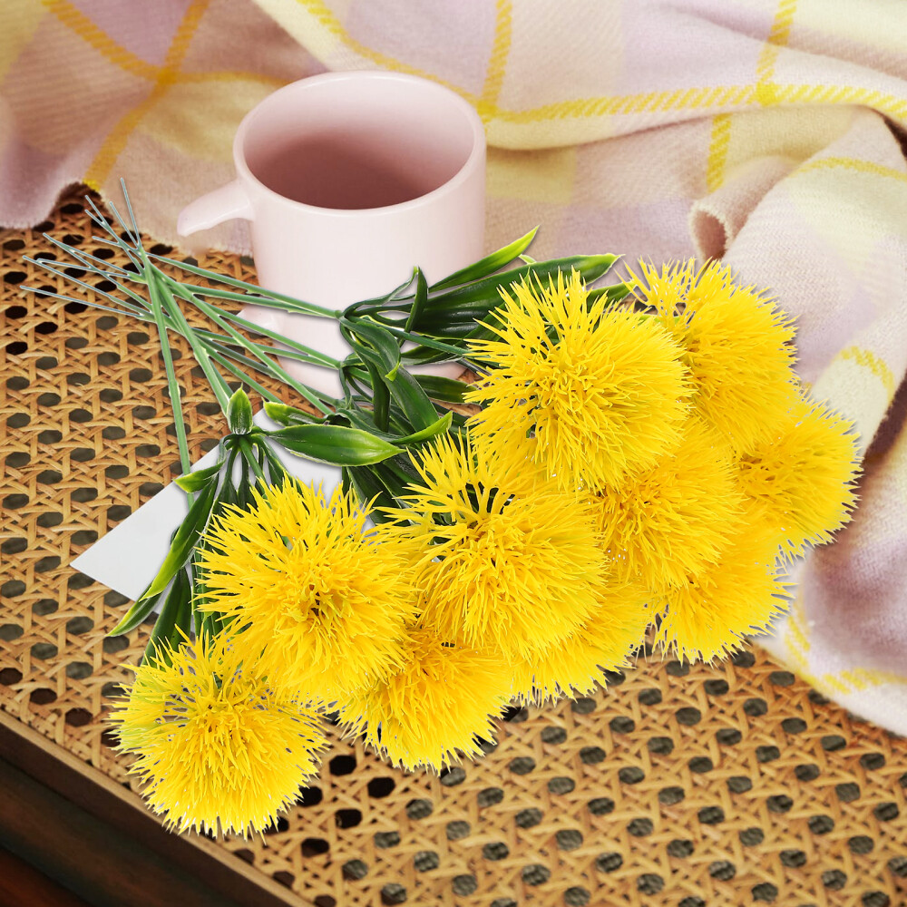 10 Pcs Simulated Dandelion Ornaments Adornment Paperweight