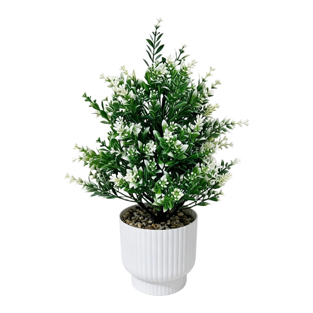 Artificial Bonsai Plant 30cm with Realistic Lavender Foliage Nordic Style