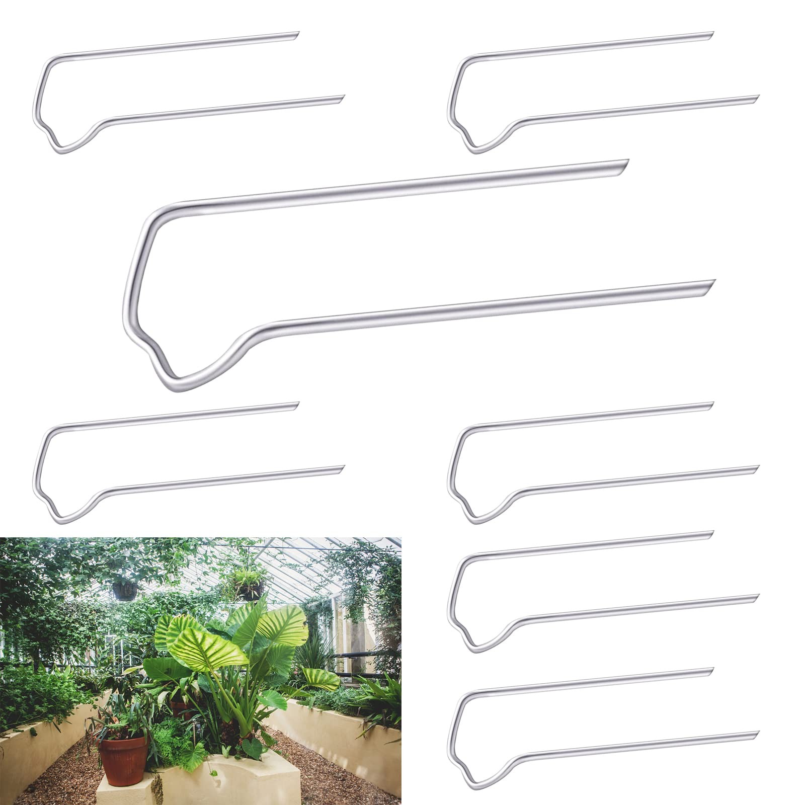 160 Pcs 1.7 Inch Floral Pins Greening Pins U-Shape Floral Fern Pins for Foam