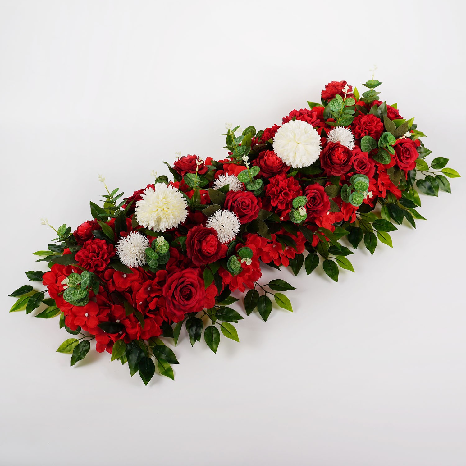100cm Wedding Flower Row Silk Peony Rose Arch Backdrop DIY Party Decor…..