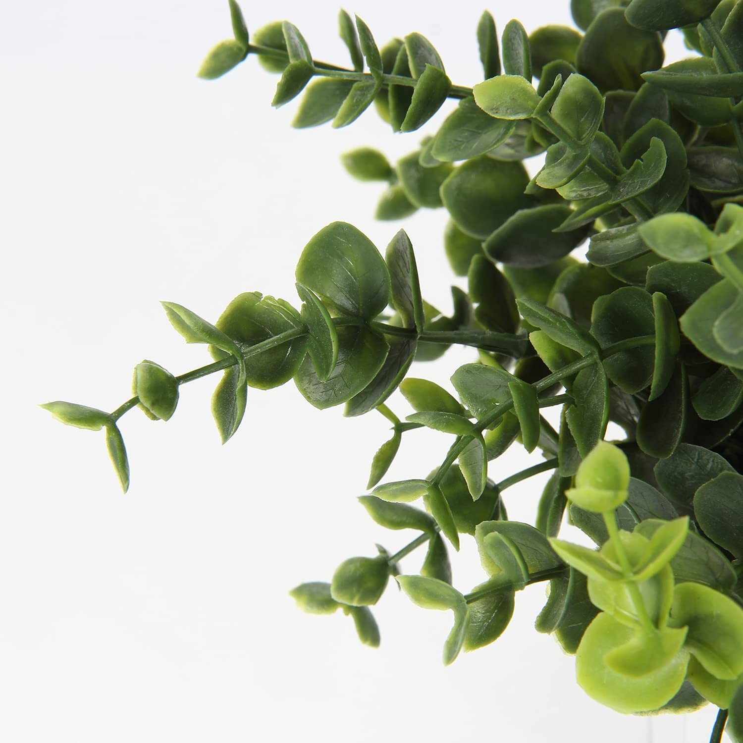 Hollyone Faux Plants Indoor Artificial Mini Potted Plants Plastic Green Plant…