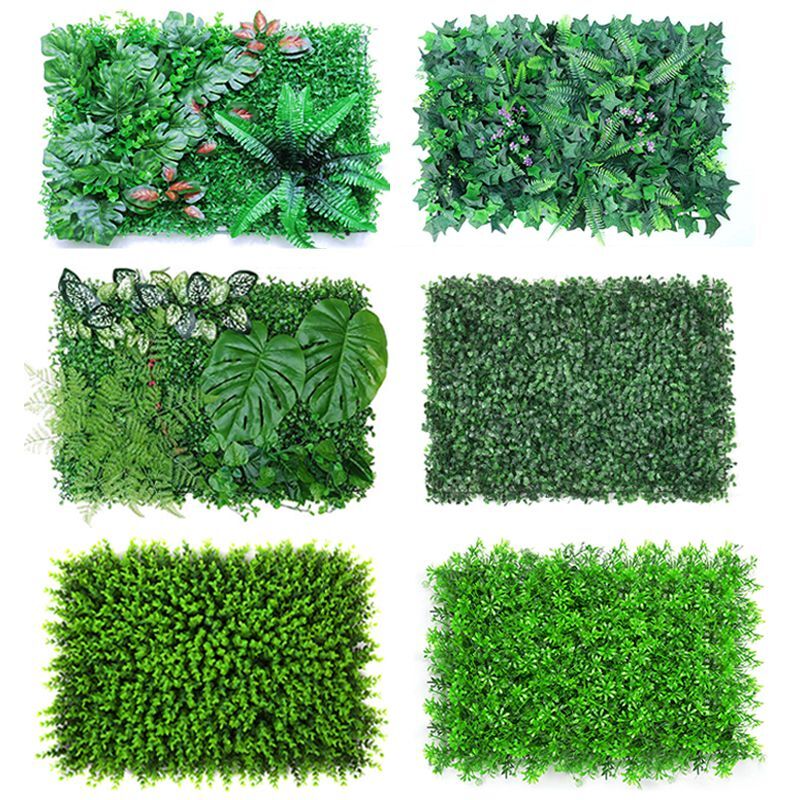 40x60cm Artificial Green Plant Wall Ornaments For Indoor Home Garden Decoration