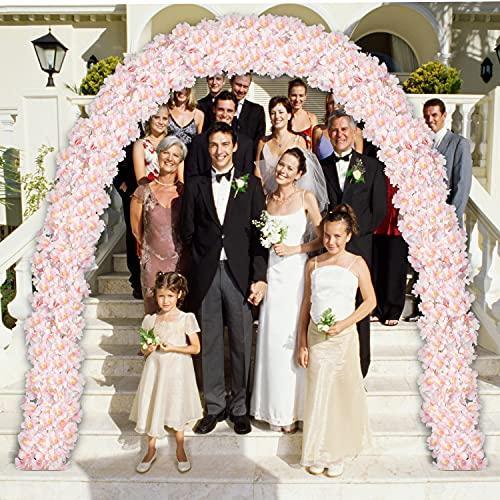 Sggvecsy Cherry Blossom Garland Artificial Cherry Flower Vines 4 Pack Hanging